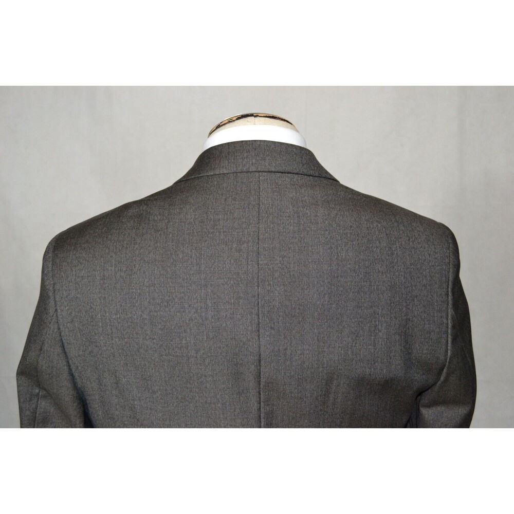 Banana Republic 100% Wool Blazer Suit Jacket Grey Charcoal Men's Modern Fit 42R‎ - Picture 10 of 16